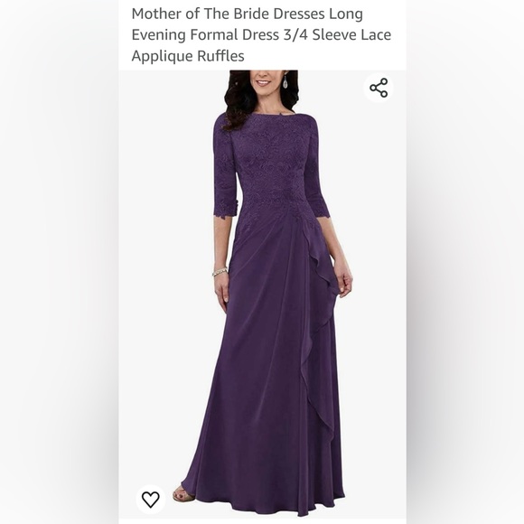 Purple Evening Gown, can be mother of the bride - Picture 1 of 5